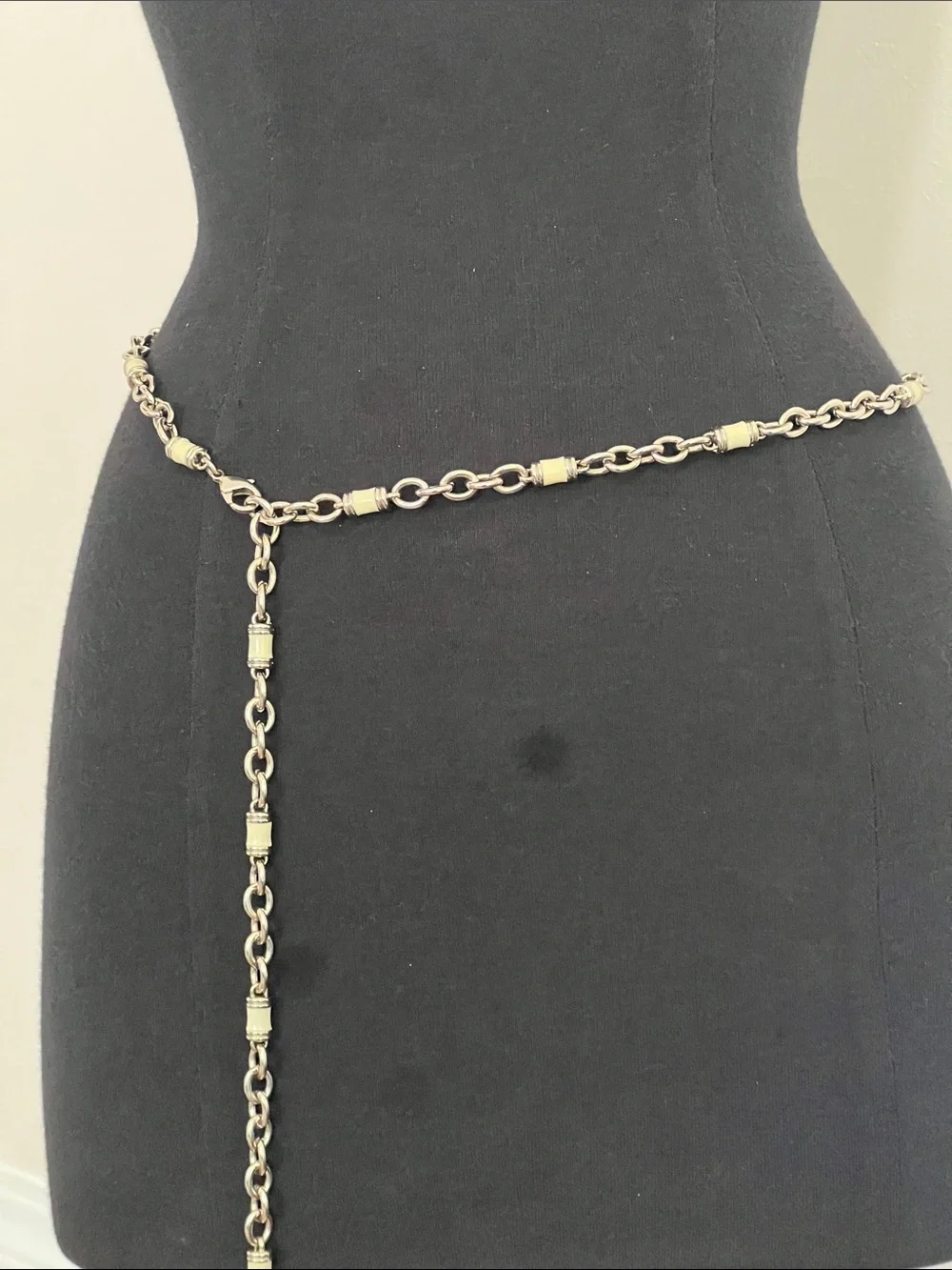 Liz Claiborne silver Chain Drop Waist Belt